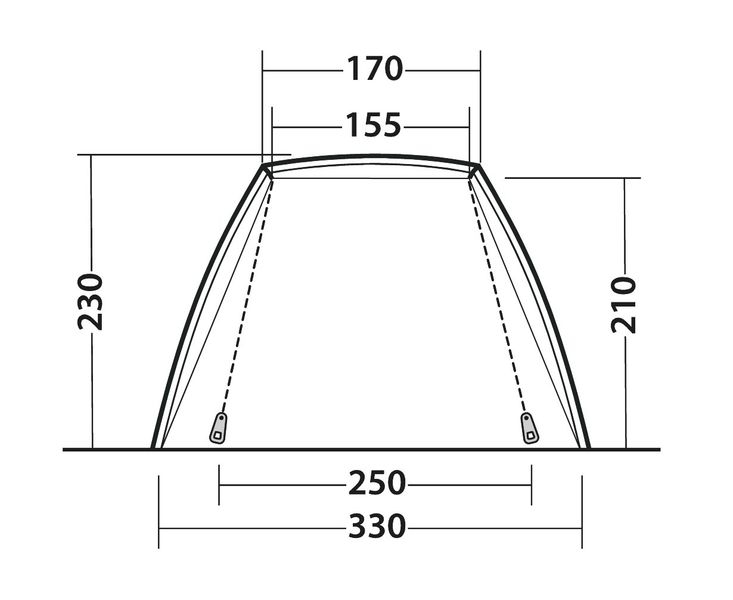 Drive-away Buszelt Woodcrest Modell 2022