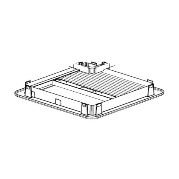 Innenrahmen kpl. (mit Fliegengaze und Verdunkelung) Micro Heki 280x280