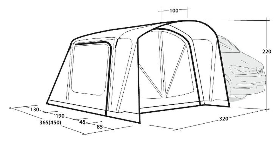 Busvorzelt Jones M PowerAir