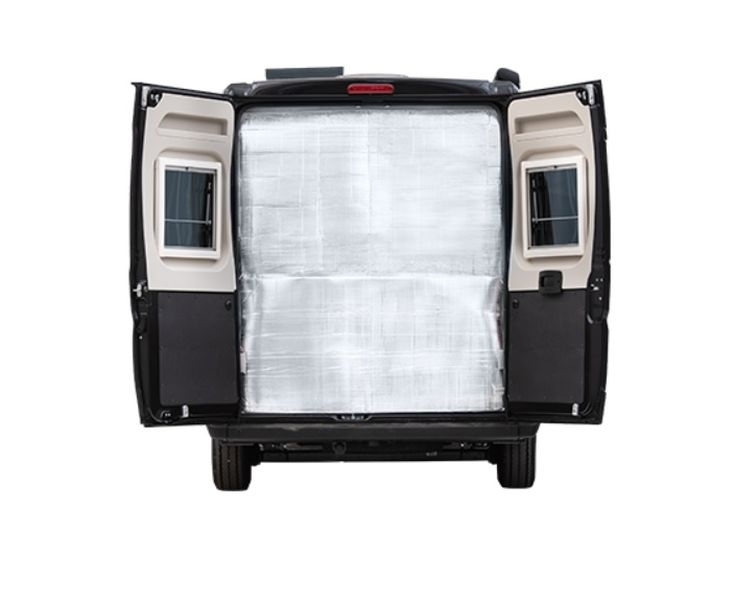 Hindermann Thermovorhang beige für Hecktüre Fiat Ducato ab Bj. 2006/07