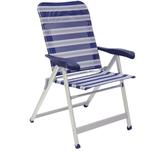 Campingstuhl AL/235 blau, grau