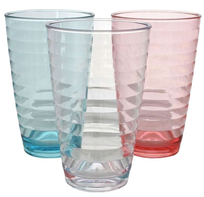 Limonadengläser 375ml rot 2er Set