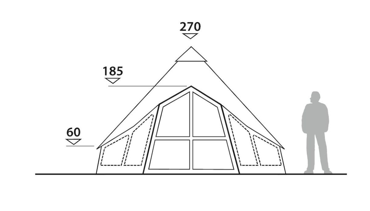6 Personen Tipi Zelt Outback Settler Field 6 Personen Tipi Zelt Outback Settler Field
