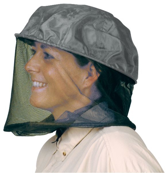 Kopf-Mückennetz mit Gummiring Grün