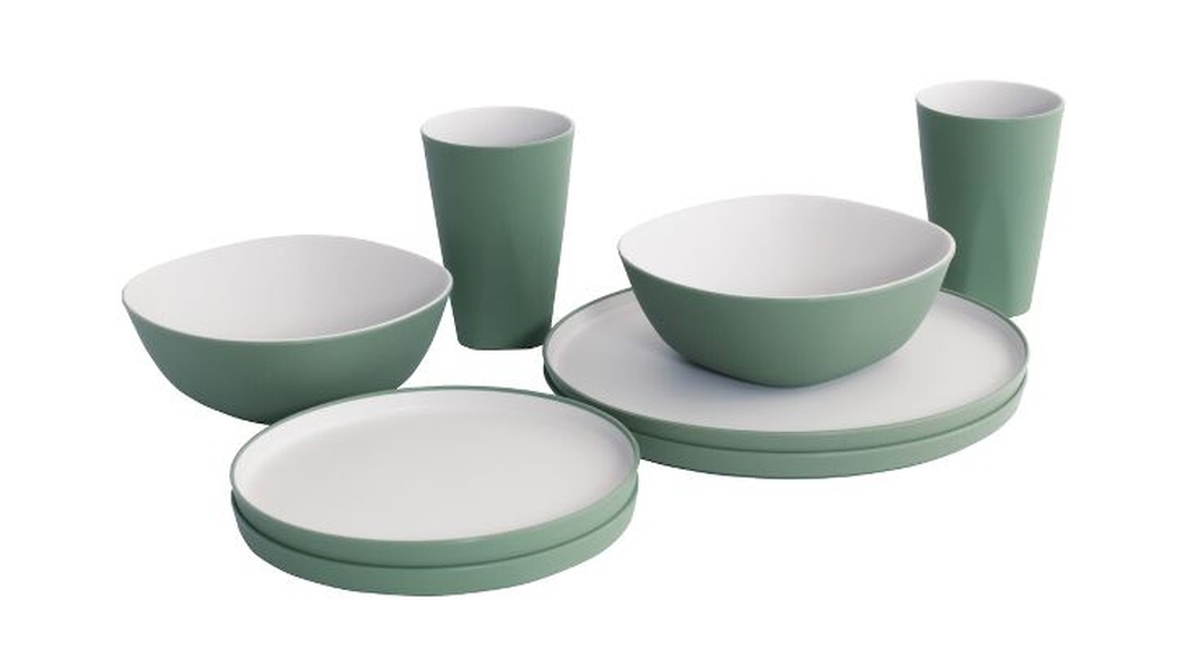 Gala Geschirrr-Set 2 Personen Shadow Green