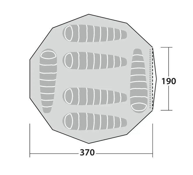 6 Personen Tipizelt Klondike 6 Personen Tipizelt Klondike