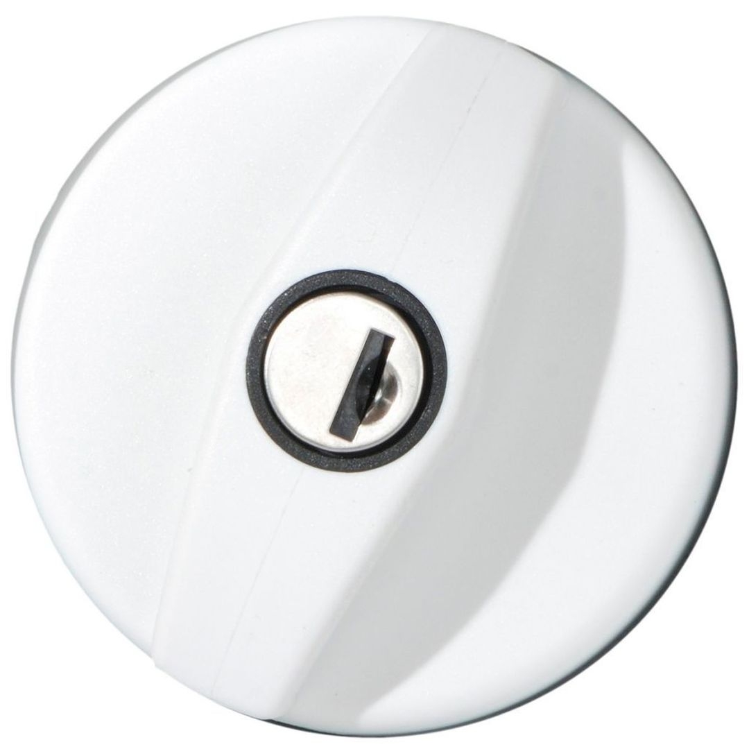 Tankdeckel STS m. Belüftung, weiß, SB-verpackt