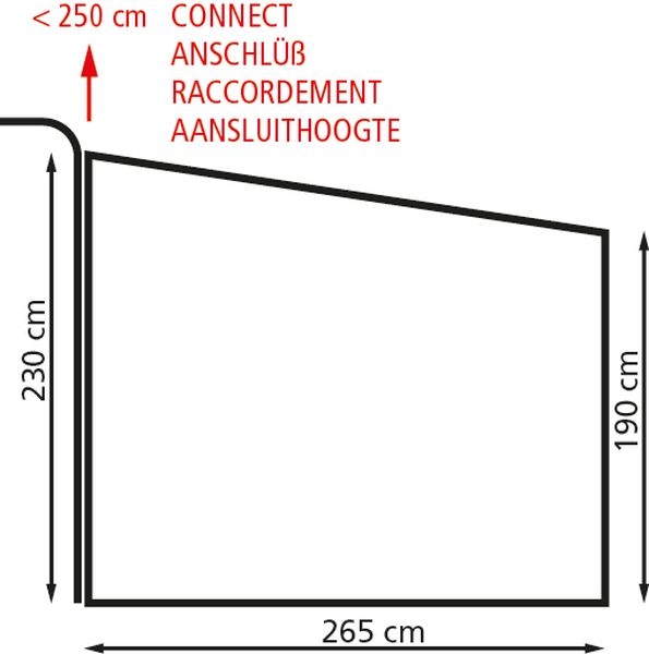 Aufblasbares Teilzelt Genua Air