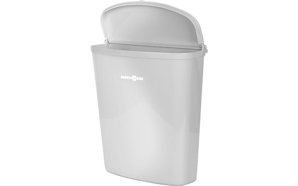 Abfallbehälter Pillar, 5,5 l, grau
