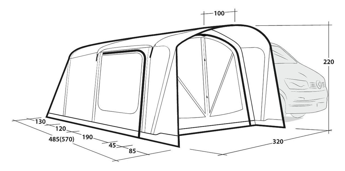Busvorzelt Jones L PowerAir