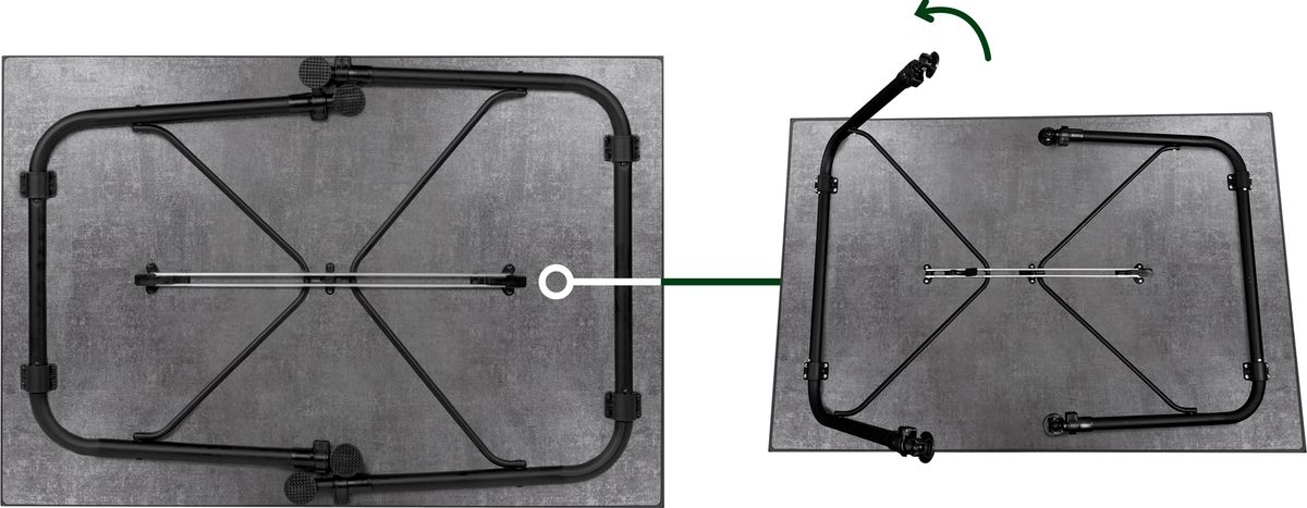 Campingtisch Recreo 100 x 68 cm