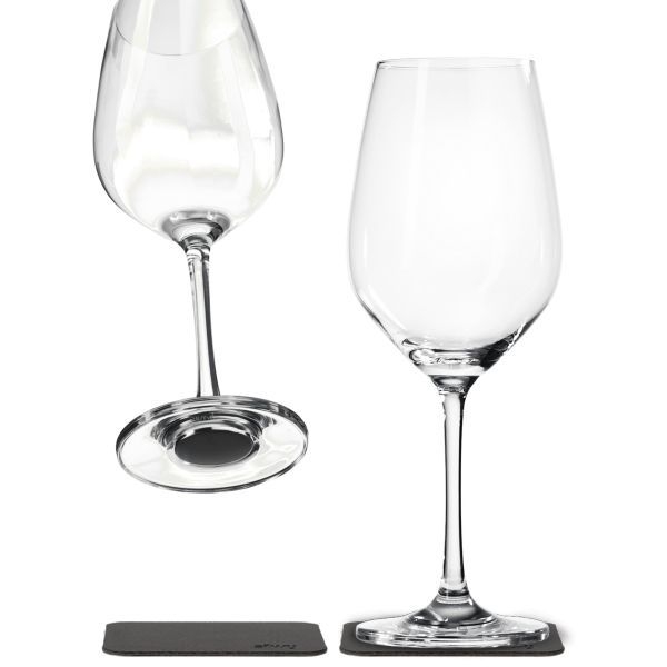 Magnet-Kristallgläser Wein, 2er-Set (klar)