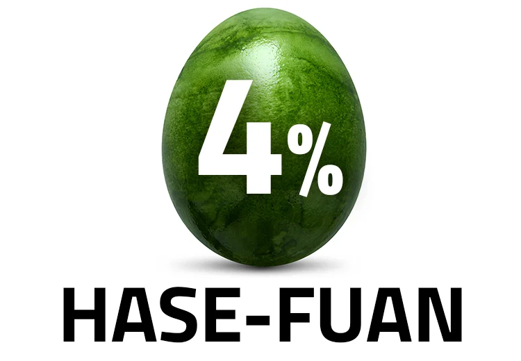 4% Rabatt mit Code HASE-FUAN