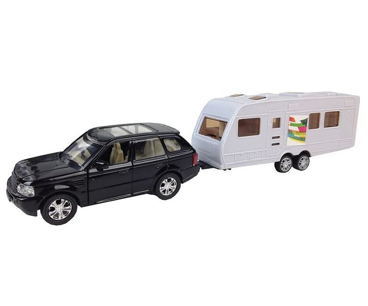 Spielzeug PKW mit Wohnwagen