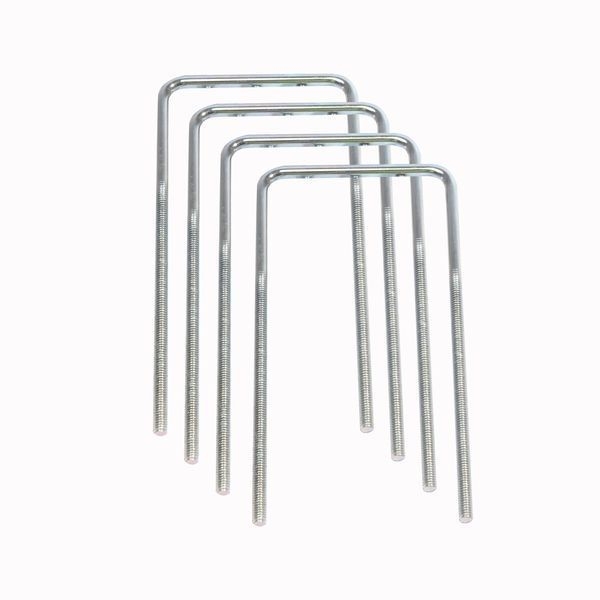 U-Bügel M6 XL, 160 x 78 x 160 mm für Thule Deichselträger, 4 Stück