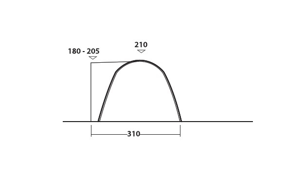 Busvorzelt Fairfields Ausstellungsstück