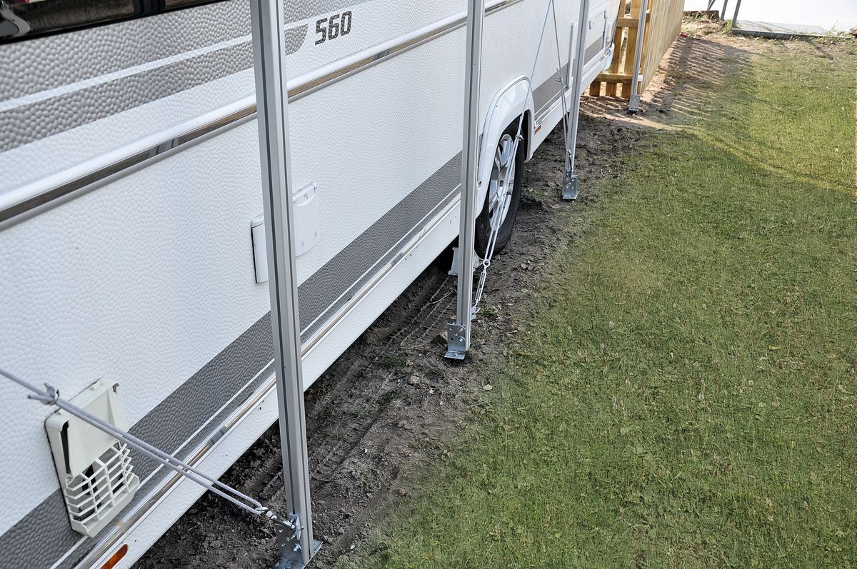 Schutzdach / Carport für Zelt Nordkap 450 cm