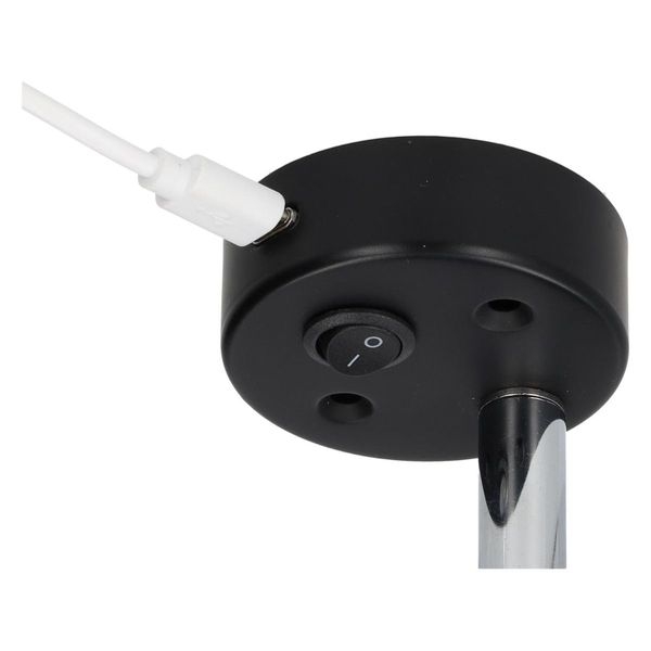 Sao Aufbauleuchte LED mit Schalter + USB-C schwarz