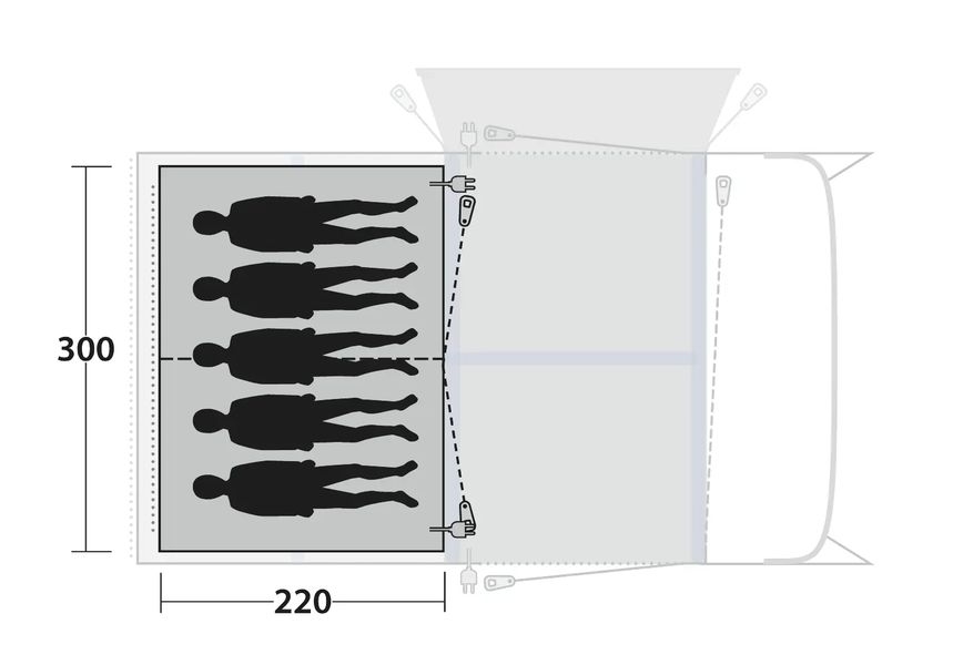 Innenzelt 5 Berth Inner D