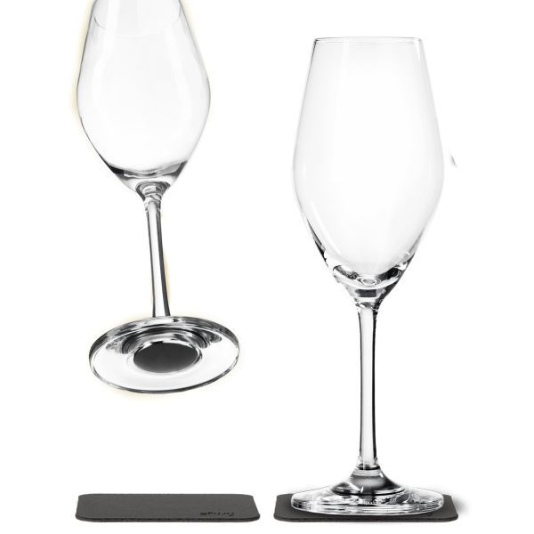 Magnet Kristall Champagnerglas 200ml 2er Set
