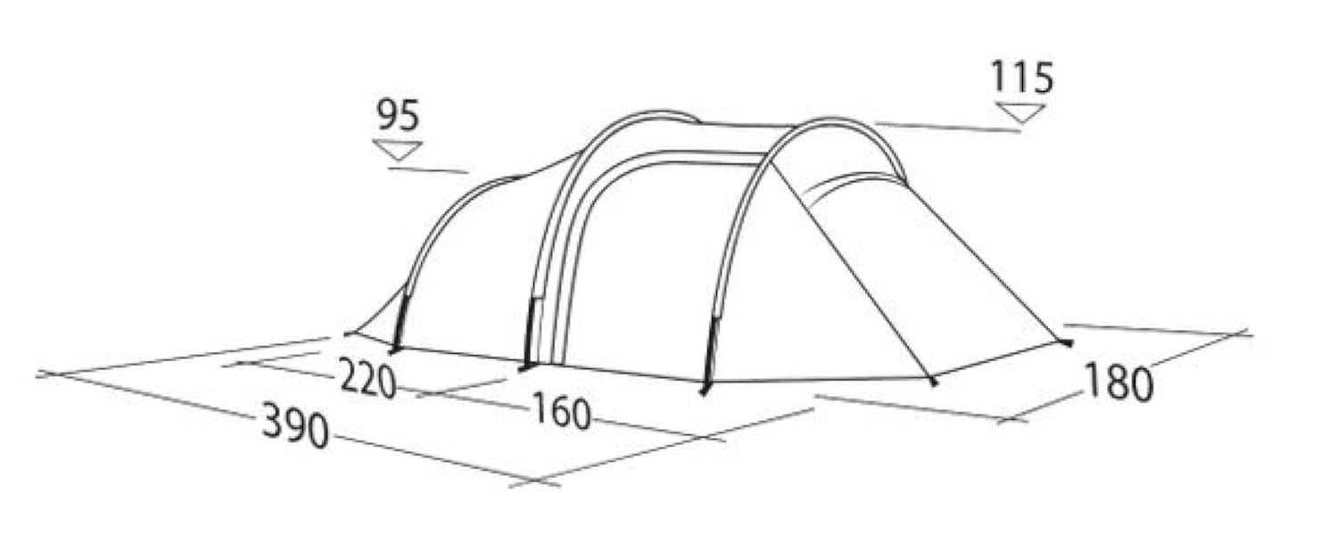 3 Personen Leichtgewicht Tunnelzelt Roamer 3 LW 3 Personen Leichtgewicht Tunnelzelt Roamer 3 LW