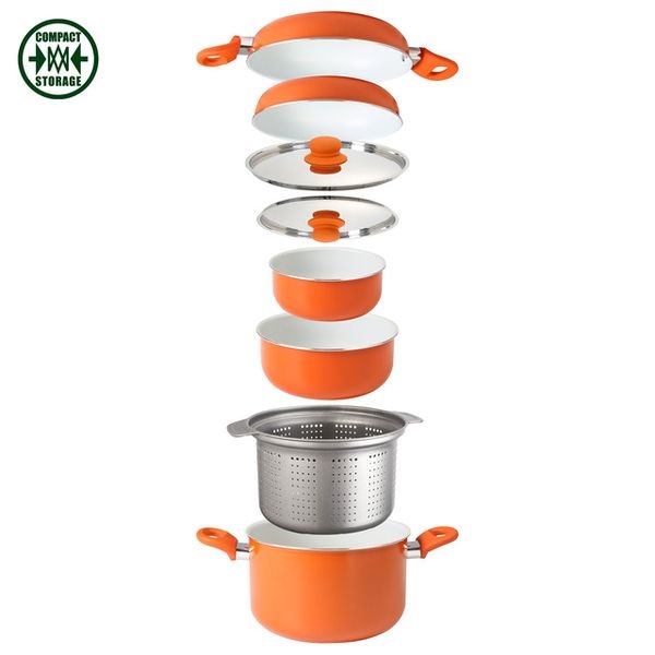 Alu Topfset Mandarina 10-teilig