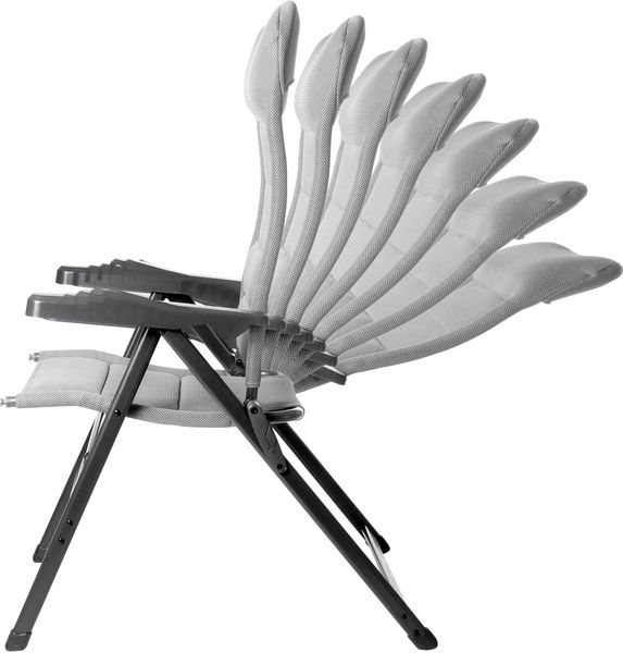 Klappstuhl Aravel 3D M, grau