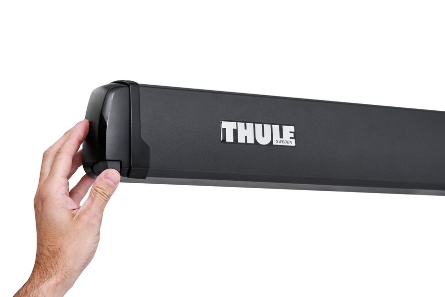 Thule Omnistor Markise  3200, 1,9 x 2,5 m, Gehäuse anthrazit, Tuch Uni-Grau