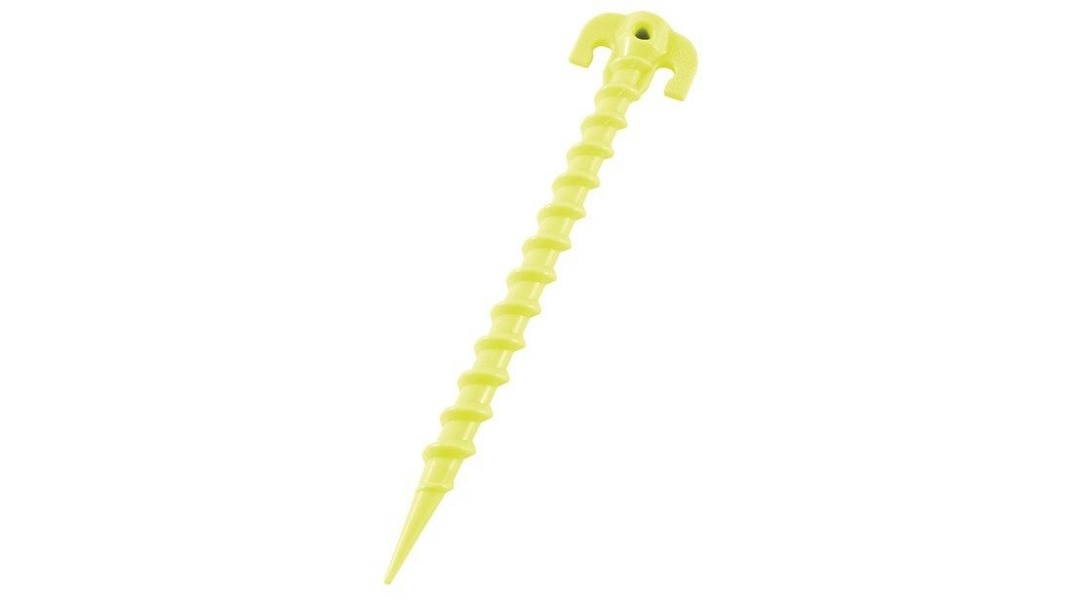 Schraubhering Kunsstoff 25cm Neongelb 6er Pack