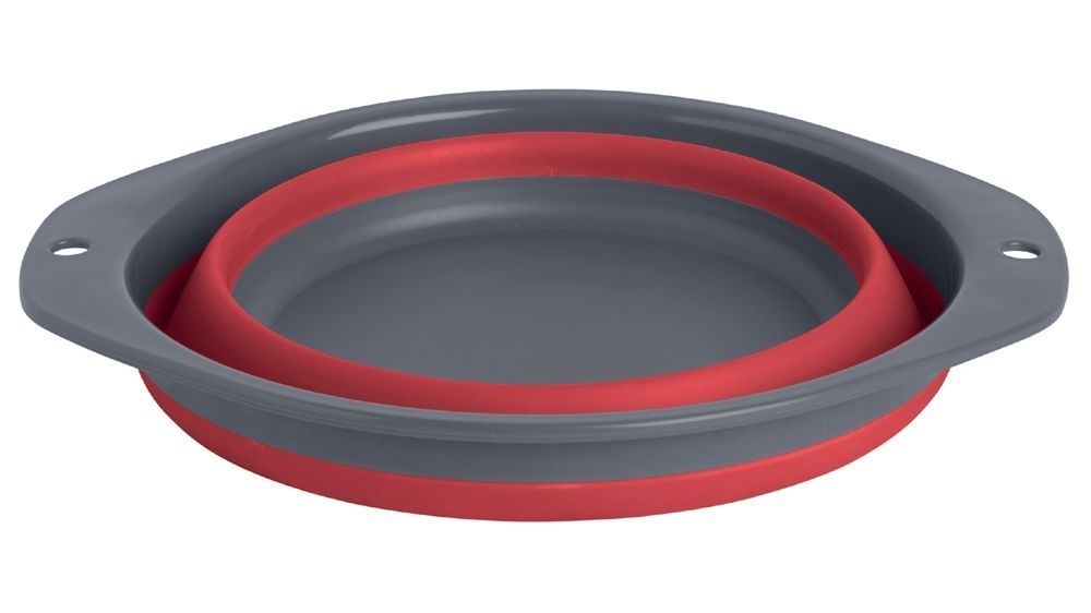 Collaps Schüssel mit Deckel & Reibe rot