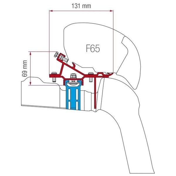 Adapter F80/F65 VW Crafter ab 2017
