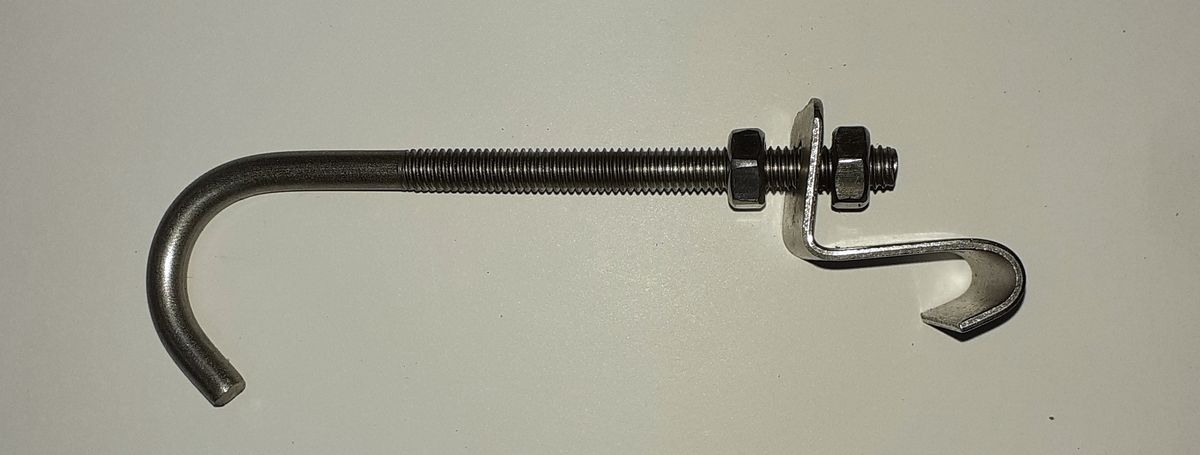 Hakenschraube M6 x 75 mm für Lakaikrampe