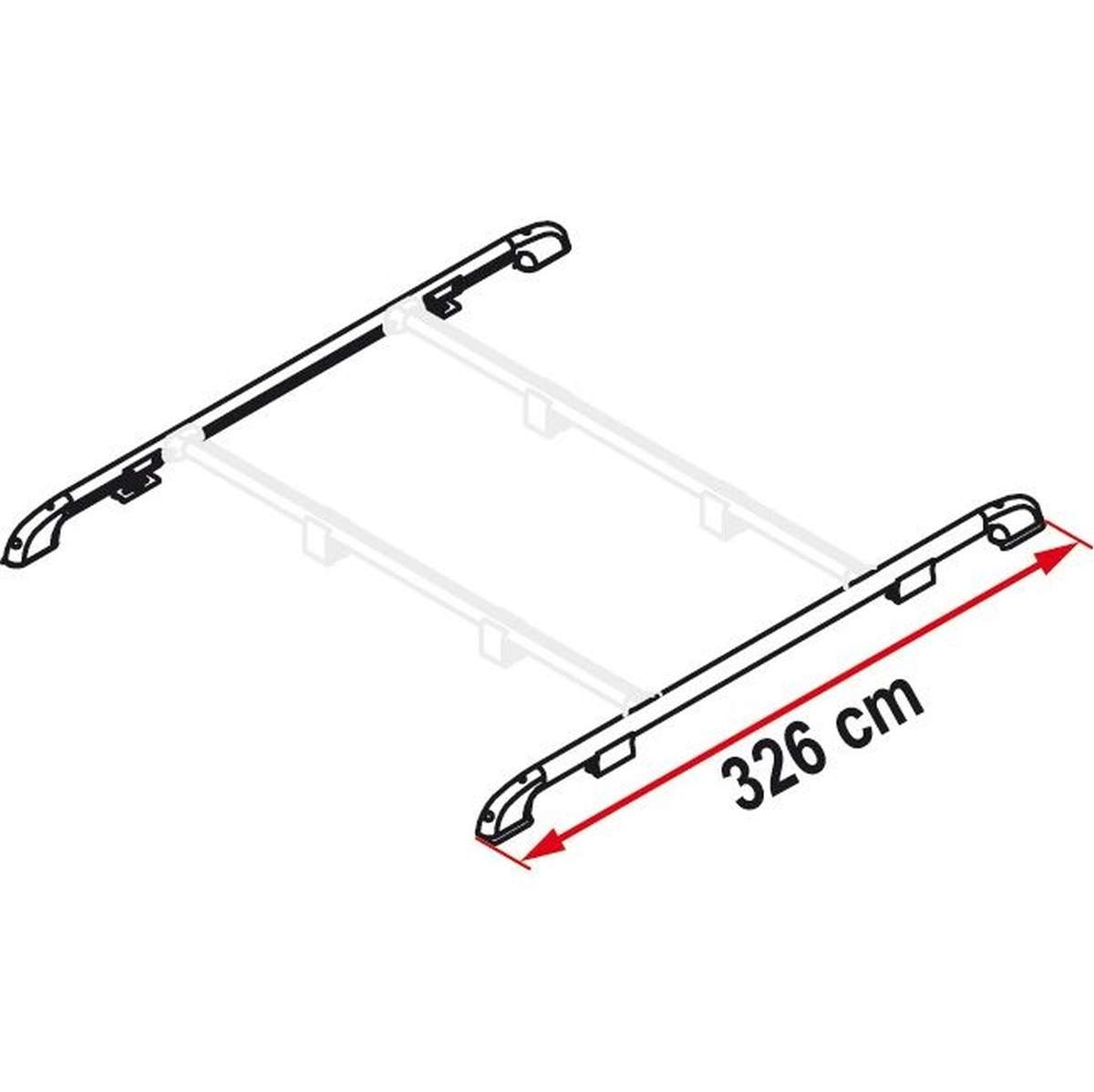 Dachreling Roof Rail Länge: 300cm