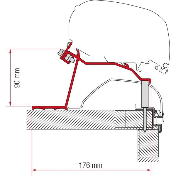 Kit Hobby Caravan Markisenadapter für F80/65
