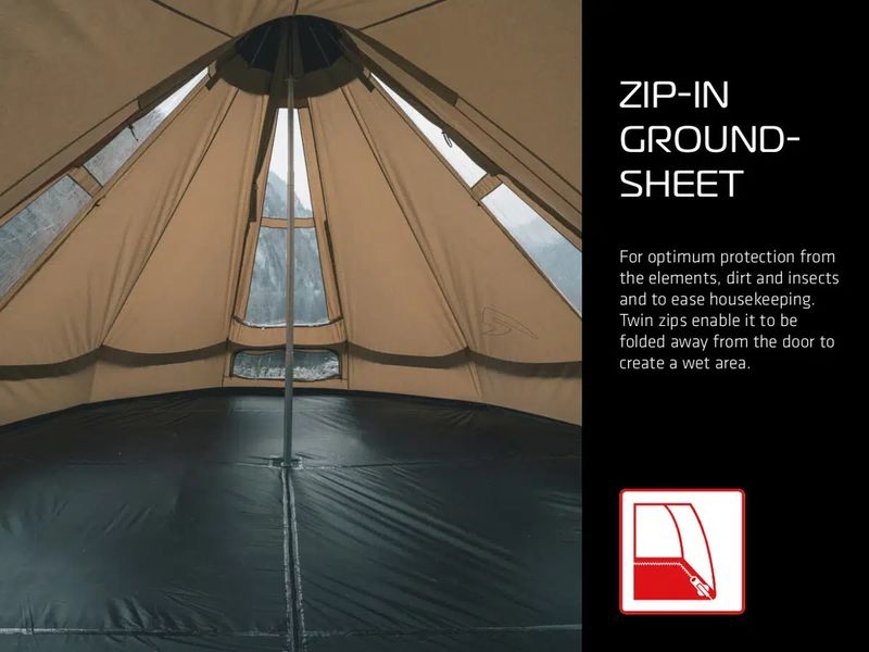 6 Personen Tipizelt Klondike 6 Personen Tipizelt Klondike