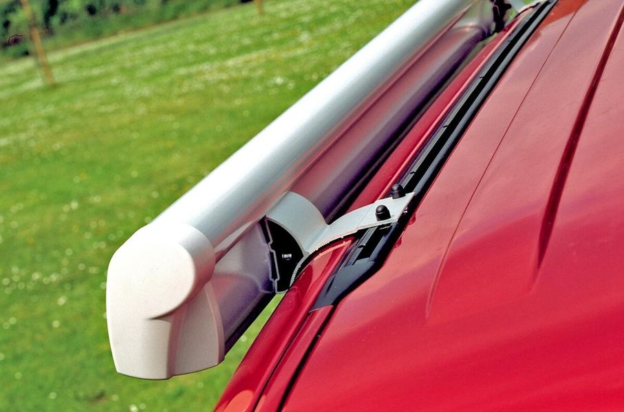 Markise TO 5102 für VW T5/T6, 2,6 x 2 m, Gehäuse hellgrau, Mystic-Grau