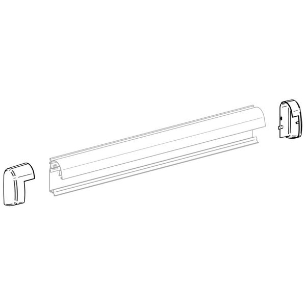 Endkappen Omnistor 5200 - weiß