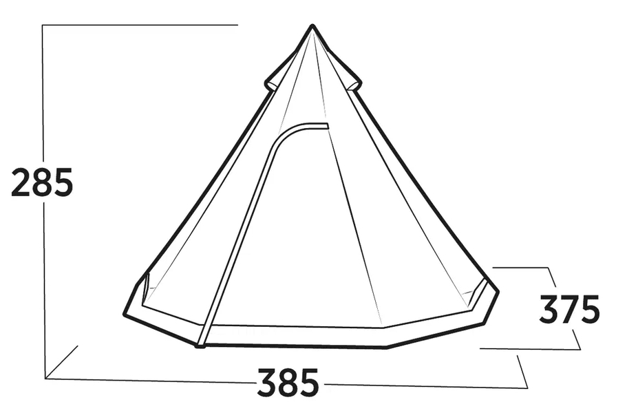 8 Personen Tipizelt Rands Tipi