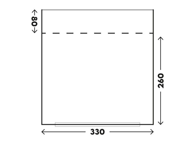 Luftvorzelt Pure Drive-Away 330x260cm