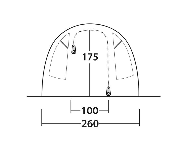4 Personen Tunnelzelt Birdland 4 TC