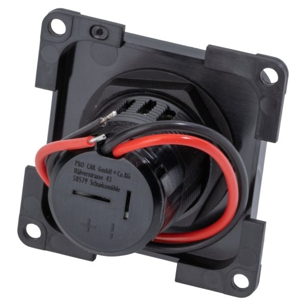 Einbau-Doppelsteckdose inprojal System 1 x USB A/2,2 A, 1x USB C/3A, ohne LED
