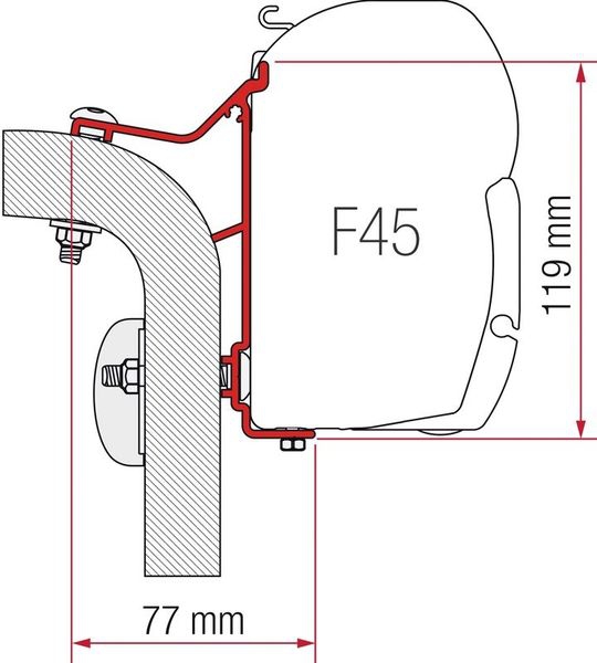 Adapter Hymer Van/B2 350