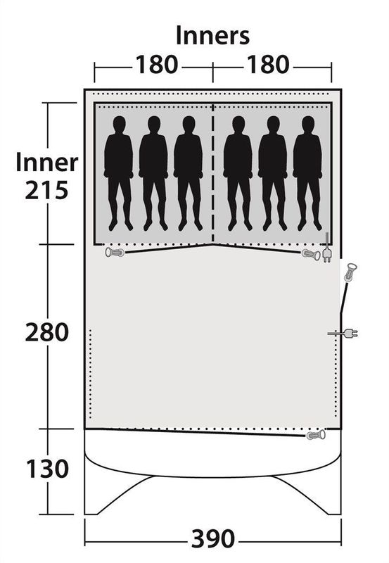 Flach gewebter Teppich Broadlands 6A, ca. 360 x 280 - Ausstellungsstück -
