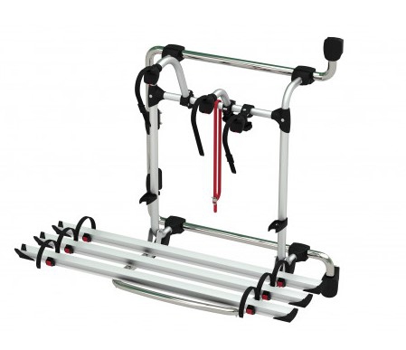 Farradträger FIAMMACarry Bike Frame VW Crafter, ab 2016, 3 Räder, Traglast 50 kg Farbe silber -B Ware eine Schiene leicht verbogen, Kratzer am Gestell-
