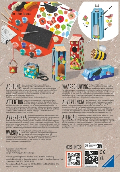 Bastelset Ravensburger EcoCreate Helping Bird & Bees