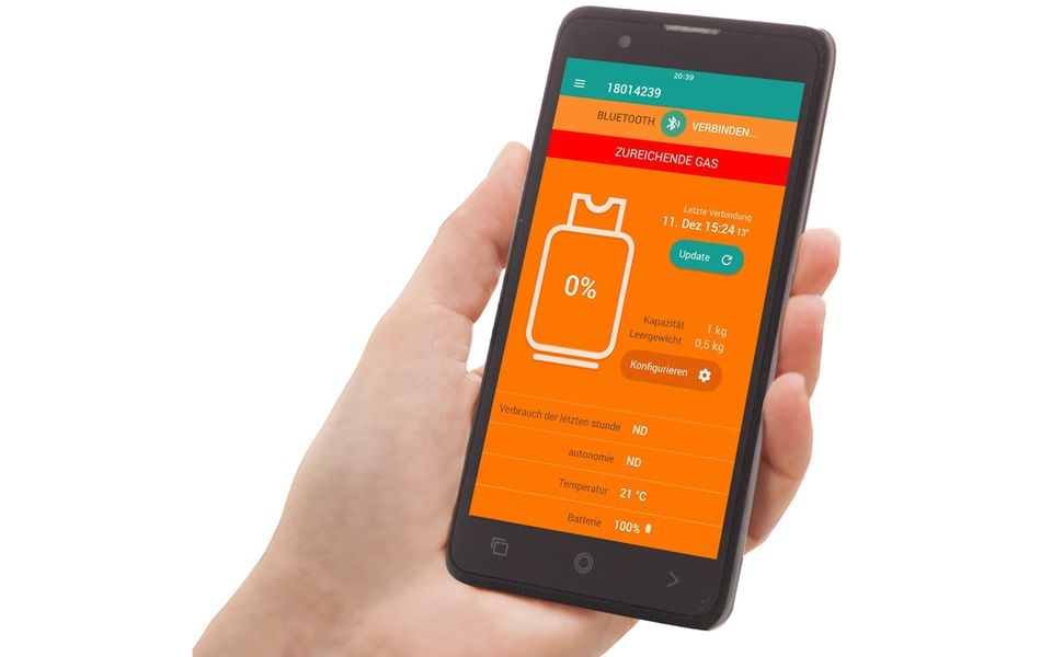 Gasfüllstandskontrolle W8 2.0