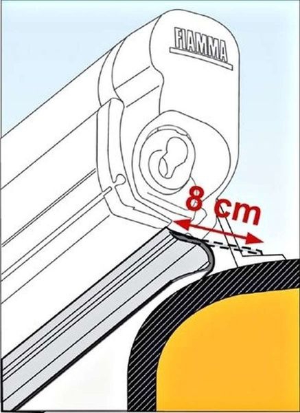 Dichtband Rain Guard Lower Lower F45 - Meterware -