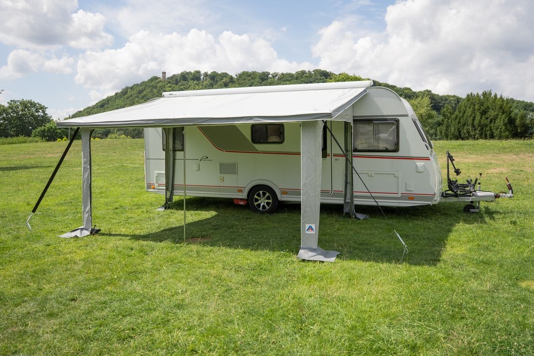 Dauerstand Teilzelt Wien 400x240cm Einzug Mitte