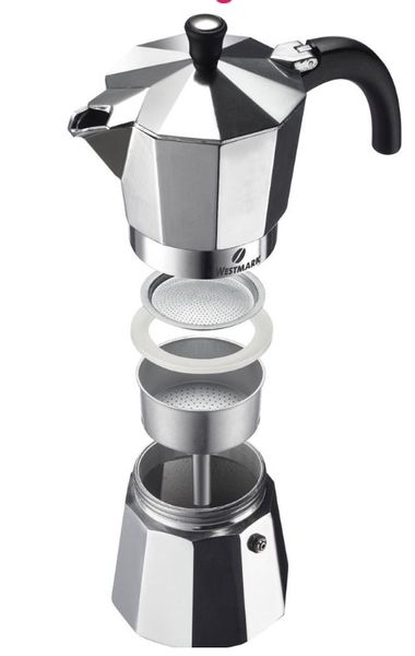 Induktionsgeeigneter Percolator Cubana 6