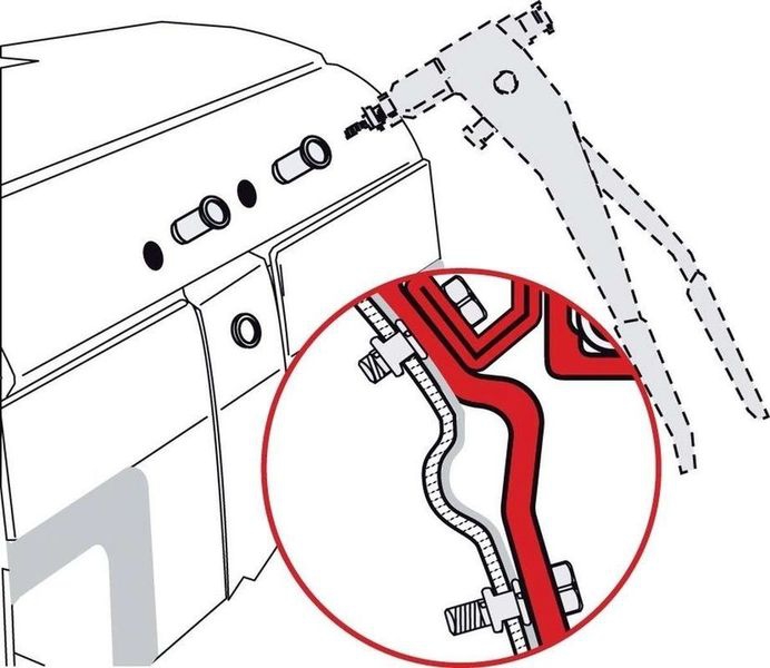 Kit VW T4 / VW T4 Lift Roof Markisenadapter F45S/L/Zip